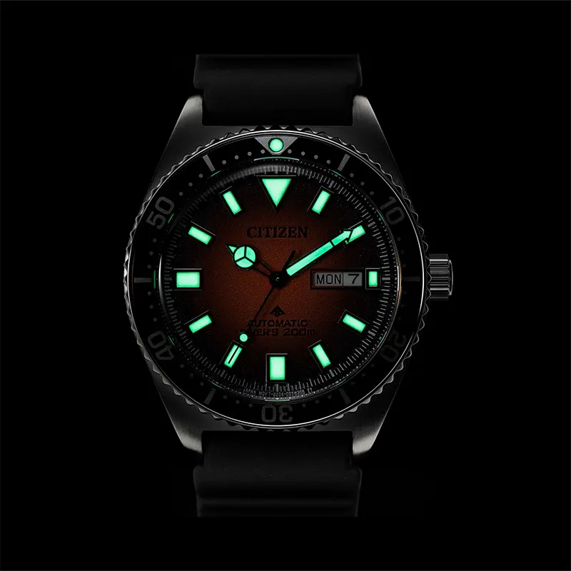 Citizen Promaster Diver's Orange Dial Men's Watch- NY0120-01Z